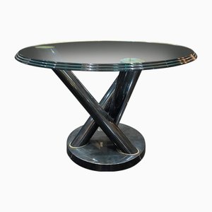 Italian Architectural Tripod Side Table, 1970s