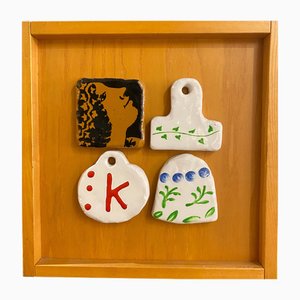 Joe Tilson, Persephone 4, 1992, Majolique sur Bois