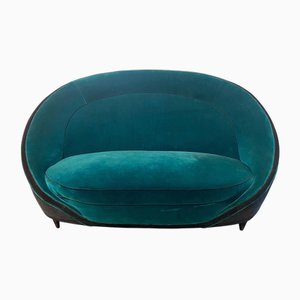 Sofá curvado atribuido a Gio Ponti, años 50