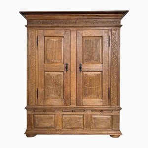 Antiker Schrank aus Eiche, Deutschland, 1836
