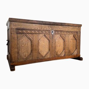 Antique Chest in Oak, Germany, 1800s