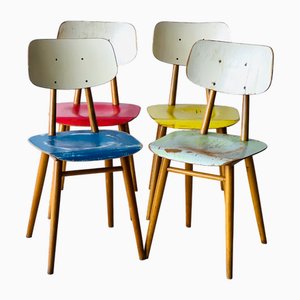 Dining Chairs from Ton, 1960s, Set of 4