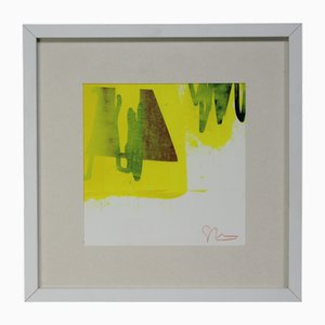 Lola Galanes, Composition, 2009, Acrylique & Technique Mixte sur Papier, Encadré
