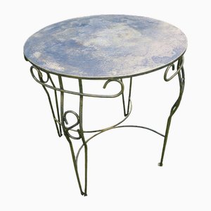 Mesa de jardín Mid-Century pintada, años 60