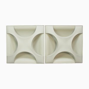 Lampes Encastrées Kreuzauster par Rolf Krüger pour Staff, 1960s, Set de 2