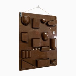 Italian Modern Utensilo Wall Organizer in ABS by Ingo Maurer and Dorothee Becker, 1970s