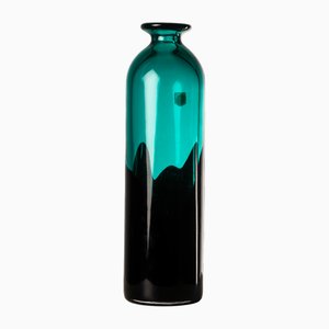 Jarrón italiano vintage de cristal de Murano de Romano Donà