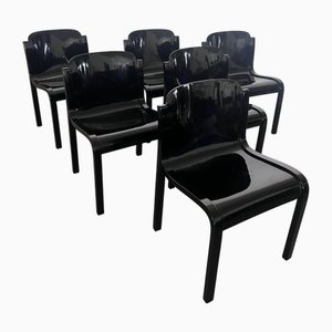 Vintage Mito Model Chairs by Carlo Bartoli for T70, 1969, Set of 6