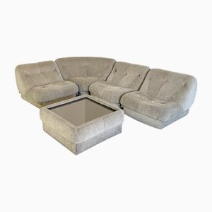 Canapé Modulable Nuvolone avec Table Basse par Rino Maturi pour Mimo Padova, Set de 5