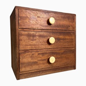 Mueble con cajones japonés pequeño, años 50