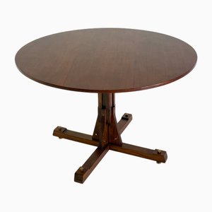 Wooden Round Dining Table from Isa Bergamo