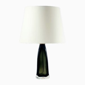 Mid-Century Model RD 1323 Table Lamp in Green Glass by Carl Fagerlund for Orrefors, Sweden, 1960s