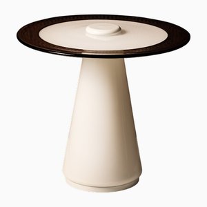 Lámpara de mesa era espacial de cristal de Murano, años 70