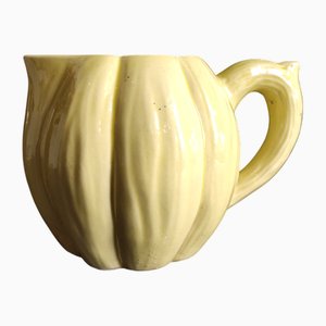 French Pumpkin Shaped Water Jug from Saint Clément, 1930s