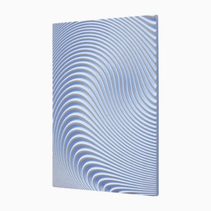 Sculpture Murale Wave Lila par Arno Hoogland