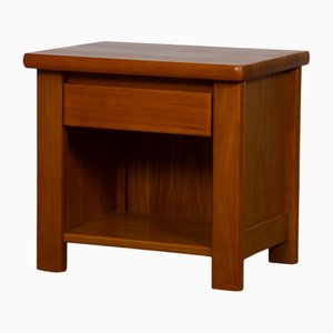 Vintage Elm Bedside Table, 1980s