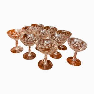 Vintage Champagnergläser, 1960er, 10 . Set