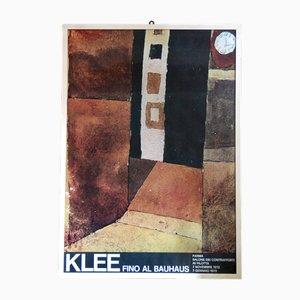 Original Fino Al Bauhaus Ausstellungsplakat von Paul Klee, Italien, 1972