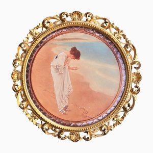 William Henry Margetson, El mar tiene sus perlas, 1898 Aguafuerte, enmarcado