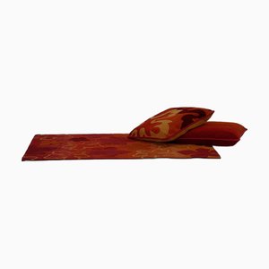 Tapis et Coussin, 1970s, Set de 2