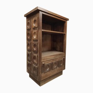 Mid-Century Brutalist Wall Cabinet, 1960s