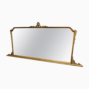 Long Miroir de trumeau Doré, France, 1900s