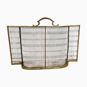 Victorian Bowed Brass Nursery Fire Guard