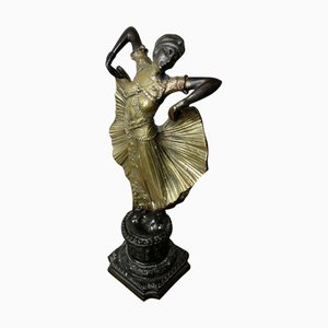 Art Deco Statue of an Egyptian Dancer Chiparus, 1960s
