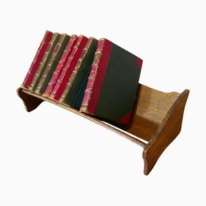 Libreria da scrivania in quercia