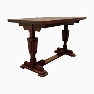 Art Deco Refectory Oak Table, 1920s