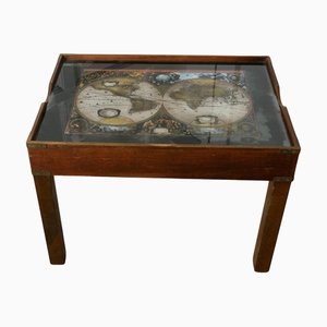 Metamorphic Campaign Coffee Table from Jansen, 1960s
