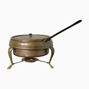 Bain Marie Nader Vintage en Cuivre, 1920s