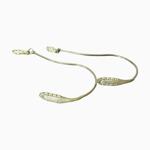 Large 19th Century French Brass Curtain Tie Backs