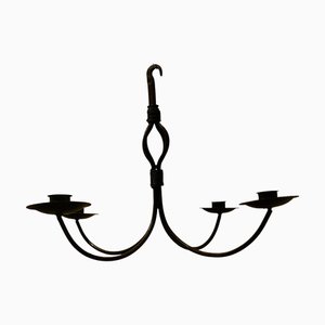 Iron Hanging Candelier, 1960s