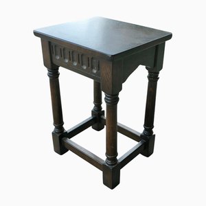 Gothic Oak Occasional Table, 1950s