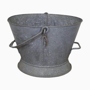Large Galvanised Housemaids Bucket, 1920a