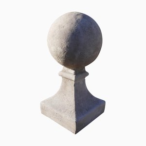 Large Cast Gate Post Finials Sculptures, 1960a, Set of 2