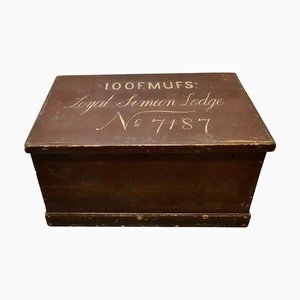 Commode Maçonnique Antique en Pin