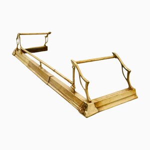 Grand Garde-Boue Victorien Art Nouveau en Laiton