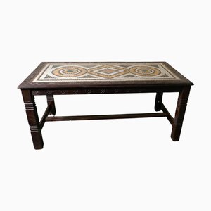 Mediterranean Colourful Mosaic Top Dining Table, 1910