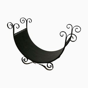 Wrought Iron Log Carrier, 1960s