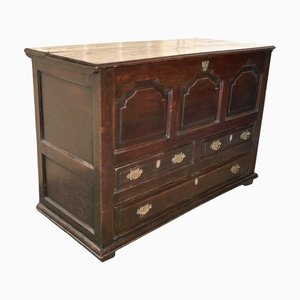 Large Antique Three-Drawer Mule Chest