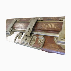 Metal Travel Cabin Trunk by T. Wilkes & Sons, 1910