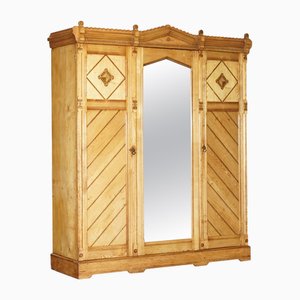 Victorian Aesthetic Movement Ash Wardrobe