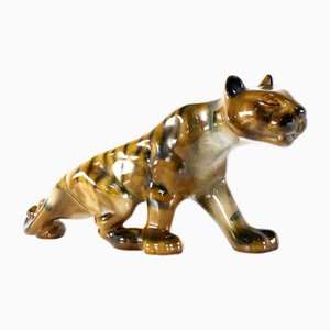 Statua Pantera in ceramica, anni '70