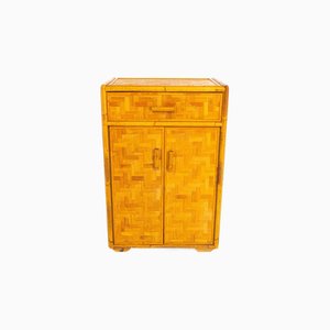 Vintage Bamboo and Rattan Sideboard, 1970s