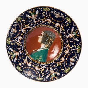 Assiette Art Déco de Fratelli Minardi Faenza, 1920s