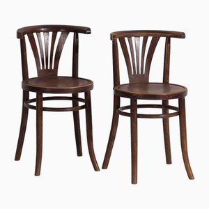 Stühle mit Armlehnen von Thonet, 1920er, 2er Set