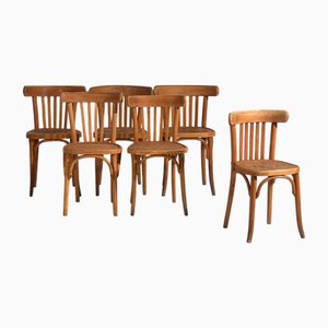 Bistro Chairs from Thonet, 1920s, Set of 6