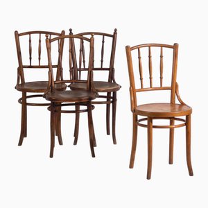 Bentwood Chairs from Thonet, 1920s, Set of 4